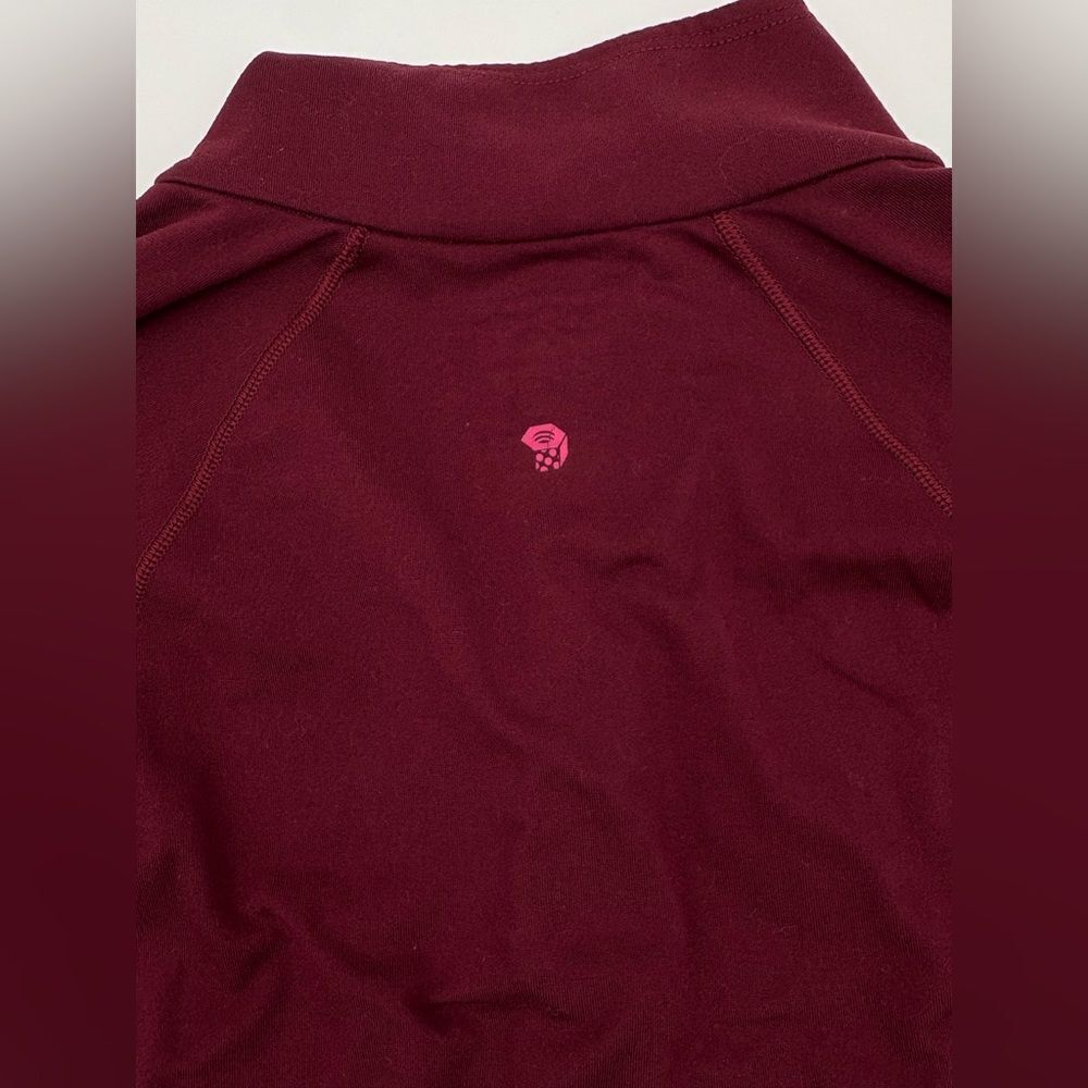 Mountain hardware | men’s Maroon Long Sleeve Top - Picture 6 of 8